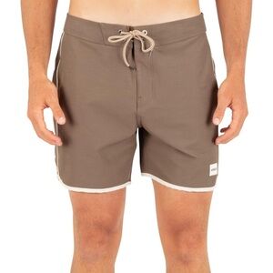 NWT Hurley Mens Phantom Naturals 32W 6" Inseam Boardshort Quick Dry Swim Trunks